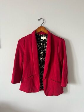 Skies Are Blue Shawl Collar Blazer Jacket